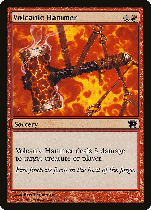 Volcanic Hammer from Ninth Edition