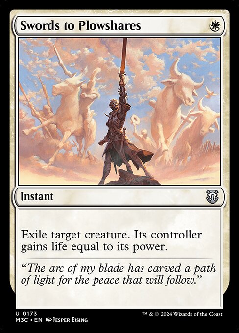 Swords to Plowshares from Modern Horizons 3 Commander