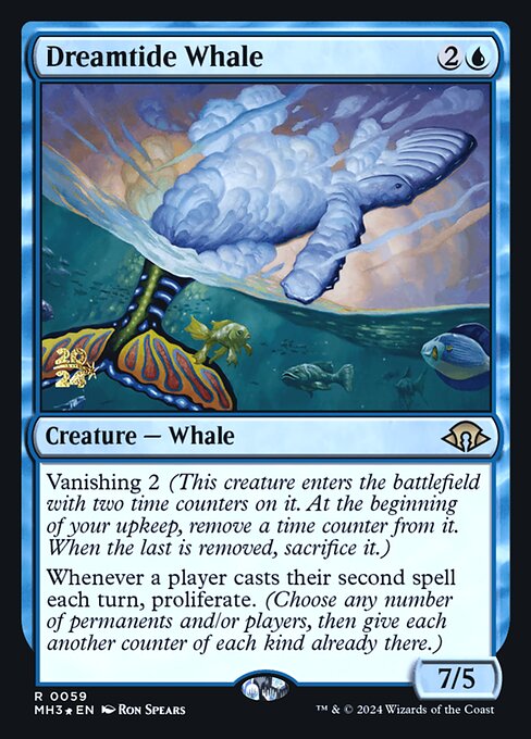 Dreamtide Whale from Modern Horizons 3 Promos