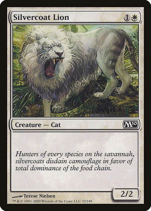 Silvercoat Lion from Magic 2010