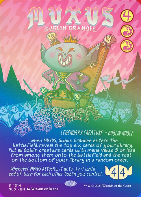 Muxus, Goblin Grandee from Secret Lair Drop