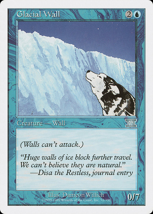 Glacial Wall from Classic Sixth Edition