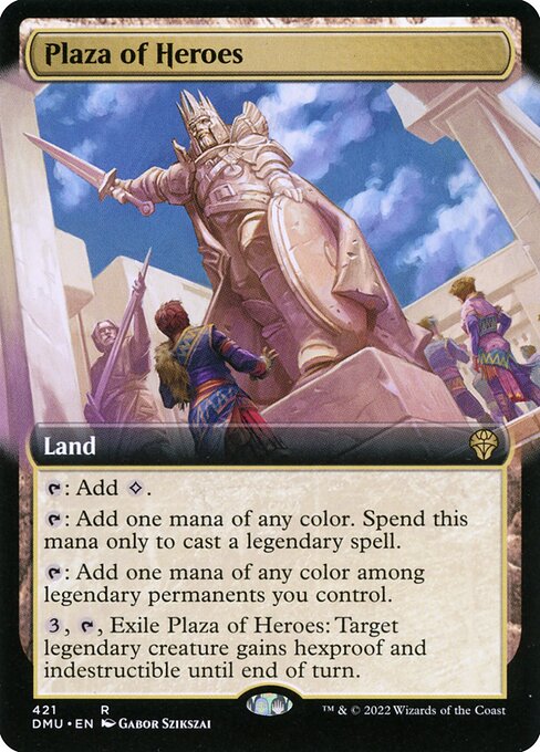 Plaza of Heroes from Dominaria United