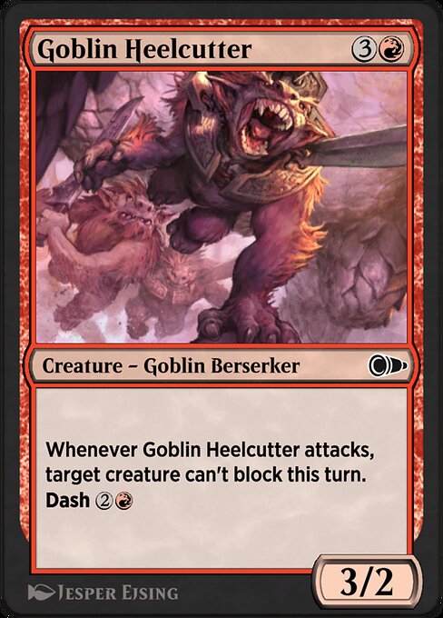 Goblin Heelcutter highlighted card art