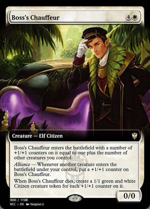 Boss's Chauffeur highlighted card art