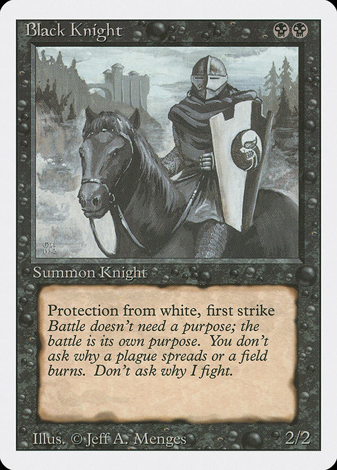 Black Knight from Revised Edition