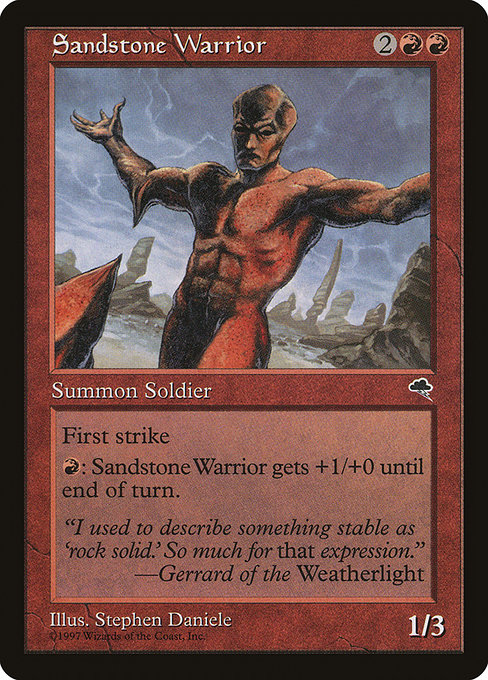 Sandstone Warrior from Tempest