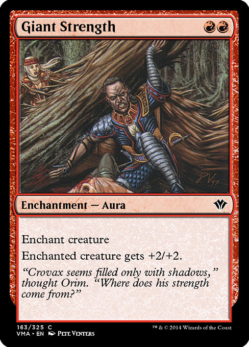 Giant Strength highlighted card art