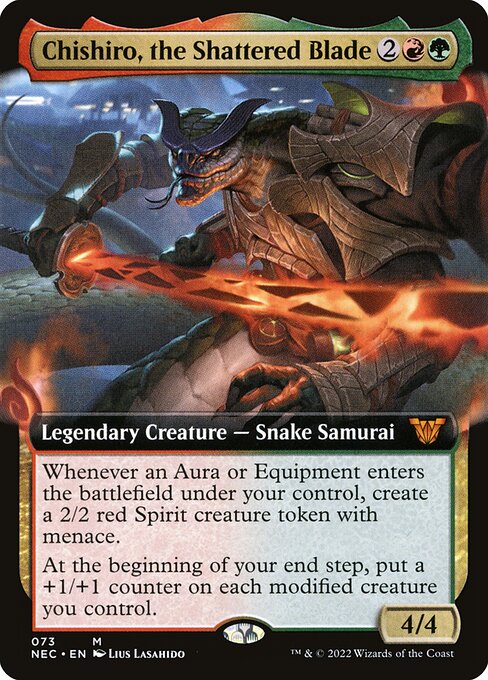 Chishiro, the Shattered Blade from Neon Dynasty Commander