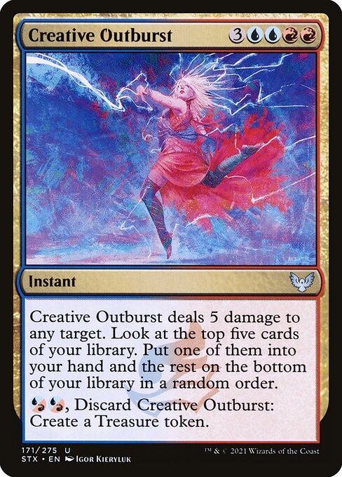 Creative Outburst highlighted card art
