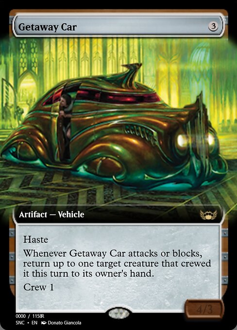 Getaway Car highlighted card art