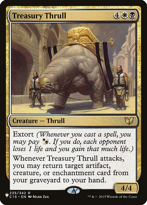 Treasury Thrull highlighted card art