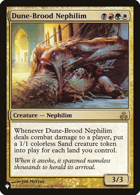 Dune-Brood Nephilim highlighted card art