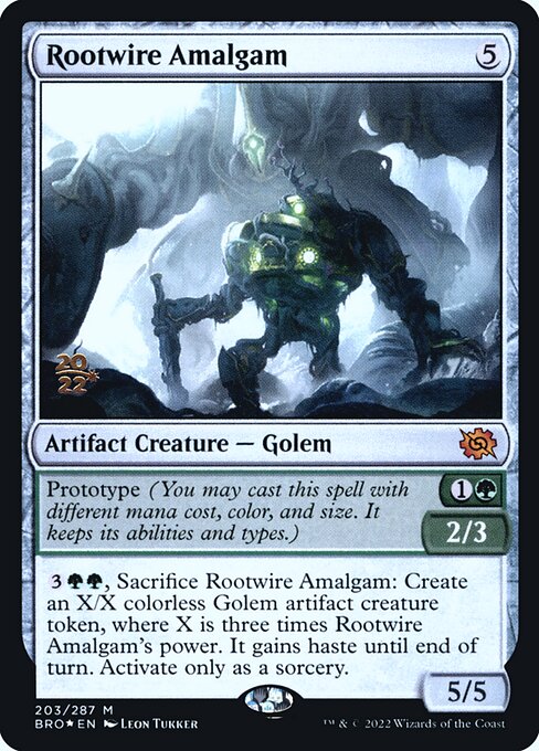 Rootwire Amalgam from The Brothers' War Promos
