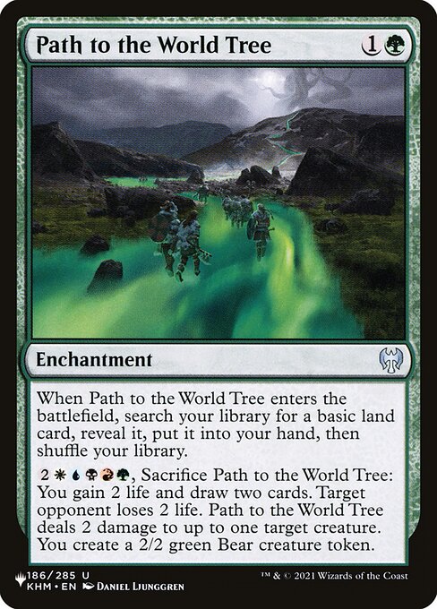 Path to the World Tree highlighted card art