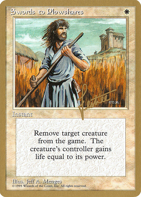 Swords to Plowshares from Pro Tour Collector Set