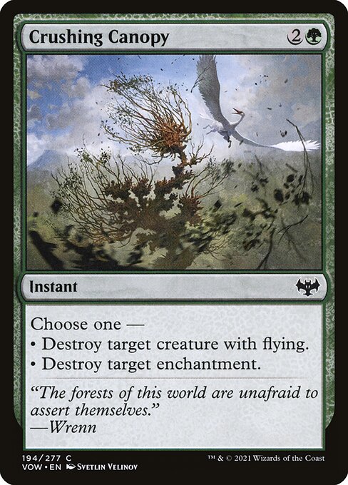 Crushing Canopy from Innistrad: Crimson Vow