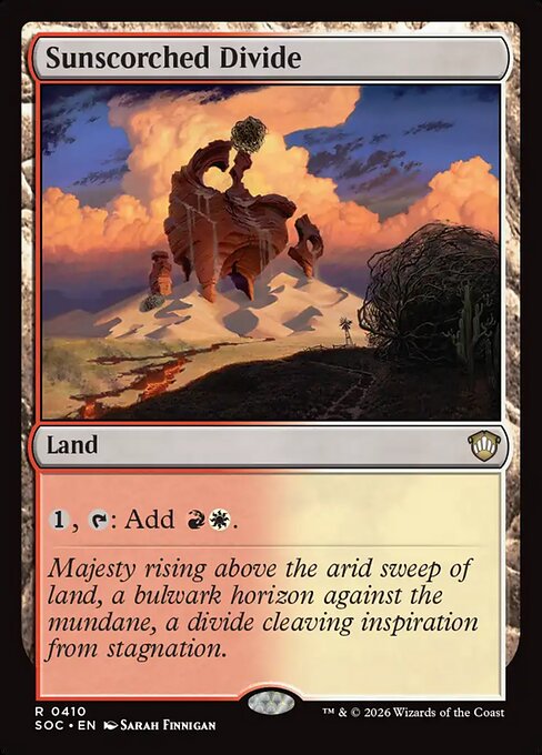 Sunscorched Divide from Secrets of Strixhaven Commander