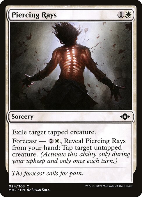 Piercing Rays highlighted card art