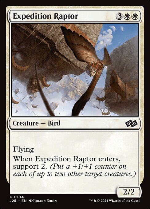 Expedition Raptor highlighted card art