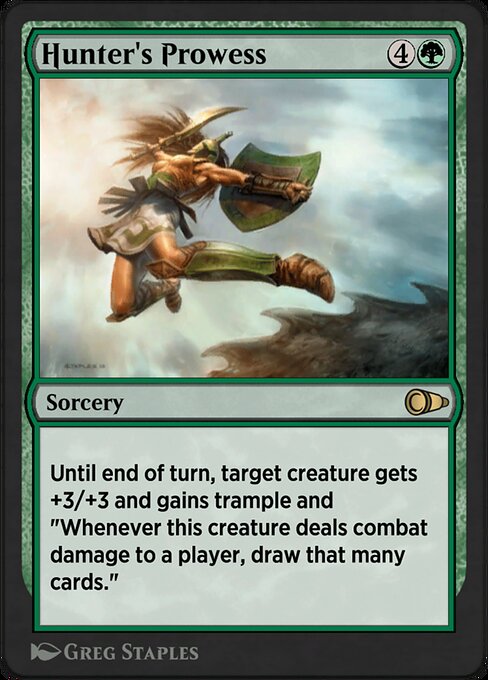 Hunter's Prowess highlighted card art