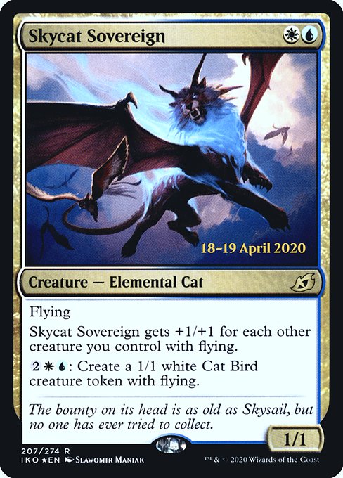 Skycat Sovereign from Ikoria: Lair of Behemoths Promos