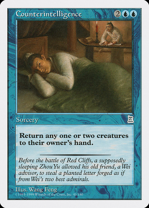 Counterintelligence highlighted card art