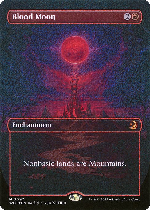 Blood Moon from Wilds of Eldraine: Enchanting Tales