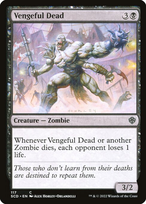 Vengeful Dead highlighted card art