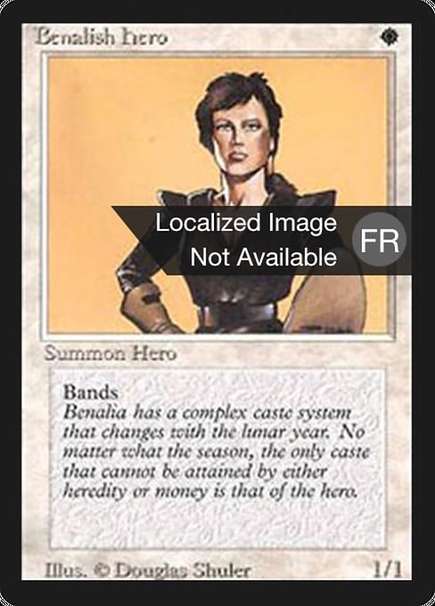 Benalish Hero from Foreign Black Border