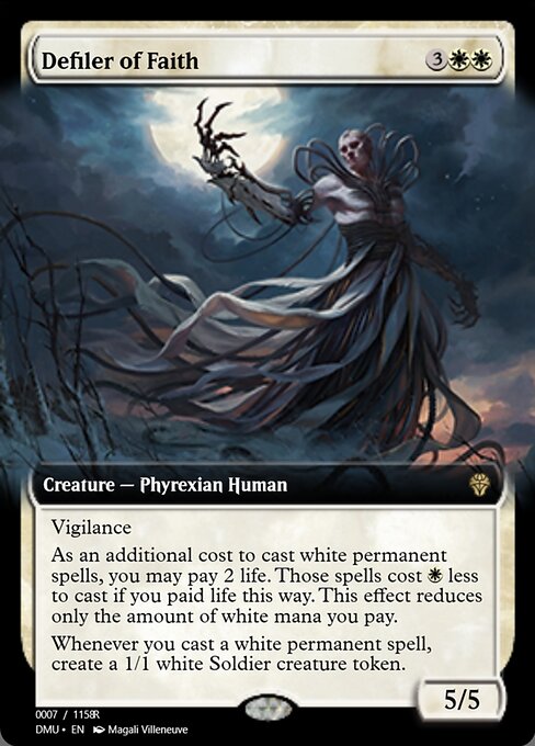 Defiler of Faith highlighted card art