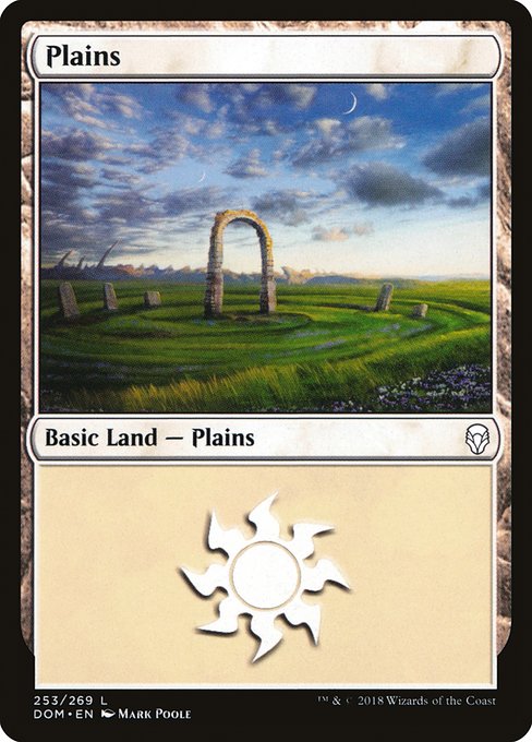 Plains from Dominaria