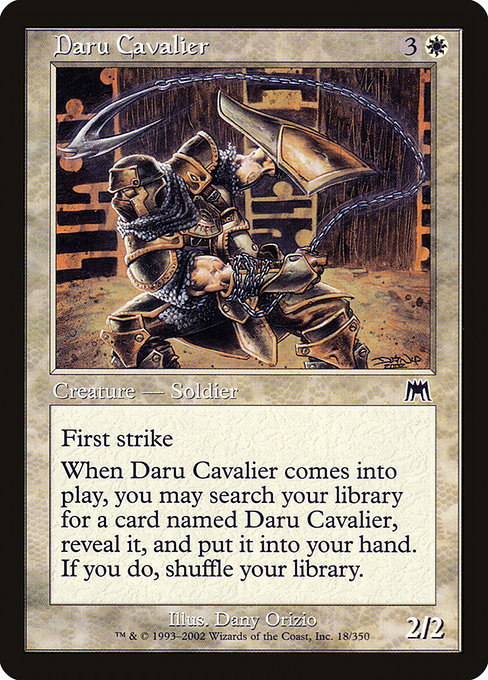 Daru Cavalier highlighted card art