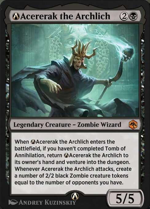 A-Acererak the Archlich highlighted card art
