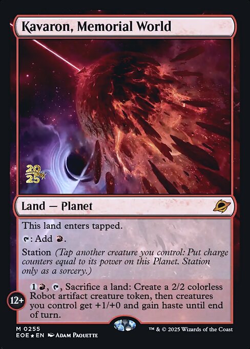 Kavaron, Memorial World from Edge of Eternities Promos