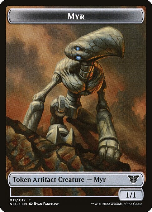Myr from Neon Dynasty Commander Tokens