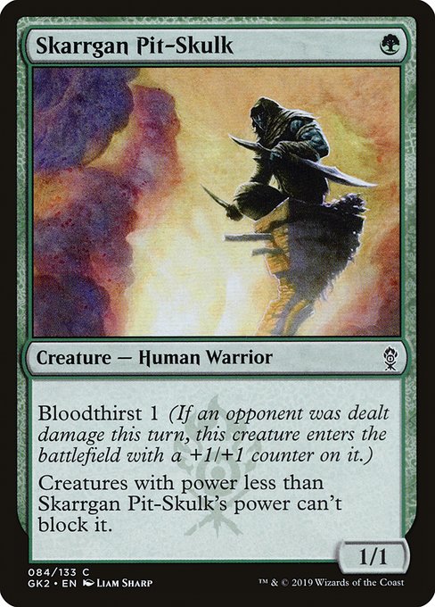 Skarrgan Pit-Skulk highlighted card art