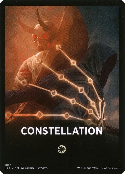 Constellation highlighted card art