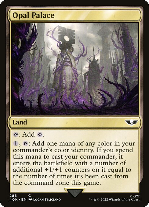 Opal Palace from Warhammer 40,000 Commander