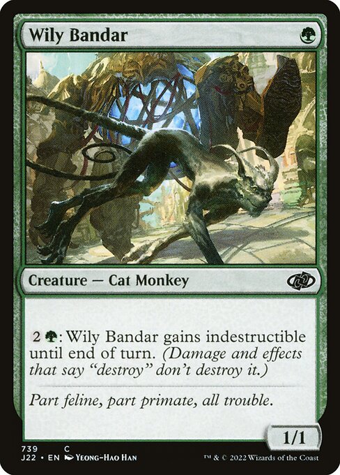 Wily Bandar highlighted card art