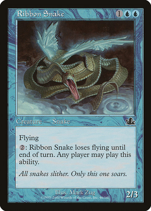 Ribbon Snake highlighted card art