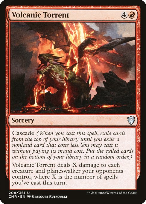 Volcanic Torrent from Commander Legends