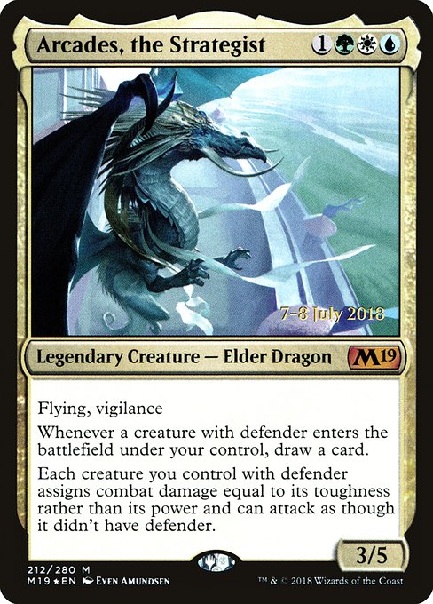 Arcades, the Strategist from Core Set 2019 Promos