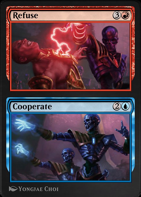 Refuse // Cooperate highlighted card art