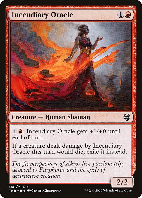 Incendiary Oracle highlighted card art
