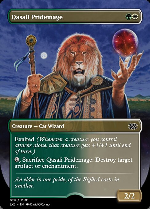 Qasali Pridemage highlighted card art