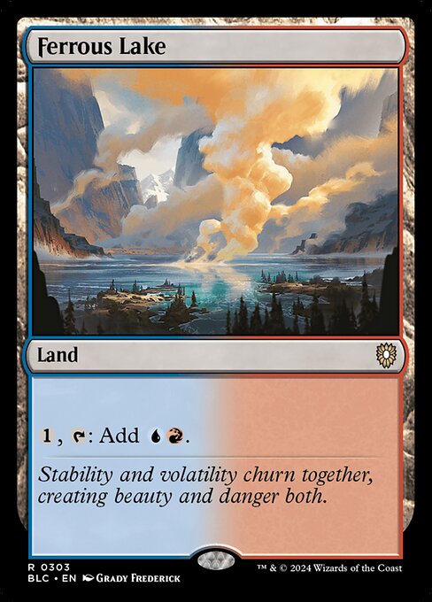 Ferrous Lake from Bloomburrow Commander