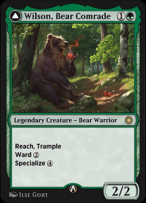 Wilson, Bear Comrade highlighted card art