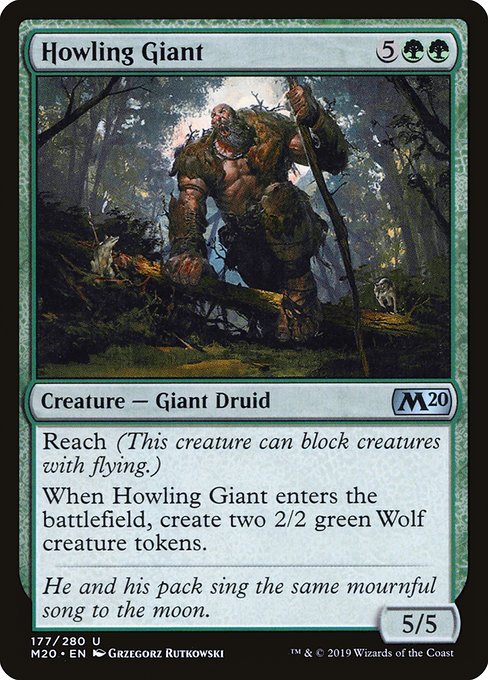 Howling Giant highlighted card art
