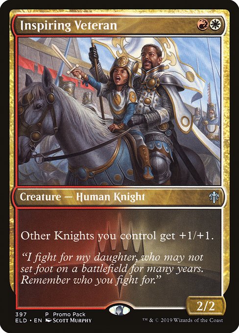 Inspiring Veteran from Throne of Eldraine